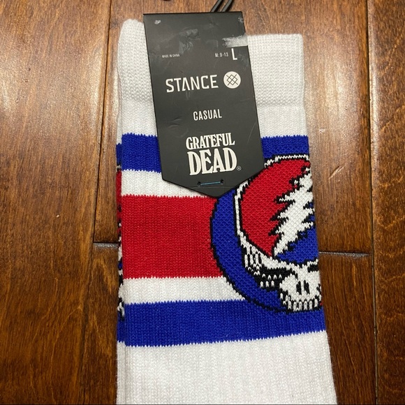 Grateful Dead Casual Stance Socks Size Large